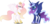 Size: 4187x2000 | Tagged: safe, artist:xebck, princess celestia, princess luna, alicorn, pony, g4, alternate design, alternate hair color, alternate hairstyle, duo, ethereal mane, eyeshadow, female, high res, makeup, mare, royal sisters, simple background, sisters, spread wings, starry mane, transparent background, vector, wings