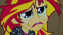 Size: 480x270 | Tagged: safe, screencap, sunset shimmer, equestria girls, g4, animated, begging, crying, female, loop, solo, sunsad shimmer