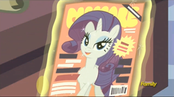 Size: 1501x839 | Tagged: safe, screencap, rarity, pony, unicorn, canterlot boutique, g4, my little pony: friendship is magic, cosmare, female, magazine, magic, mare, photoshop, solo, telekinesis