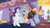 Size: 1499x831 | Tagged: safe, screencap, rarity, sassy saddles, pony, unicorn, canterlot boutique, g4, my little pony: friendship is magic, clothes, duo, female, lidded eyes, mare, mid-blink screencap, saddle bag