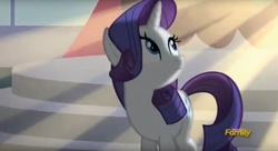 Size: 1670x908 | Tagged: safe, screencap, rarity, canterlot boutique, g4, crepuscular rays