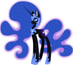 Size: 964x851 | Tagged: safe, artist:luna756, nightmare moon, g4, .psd available, female, solo
