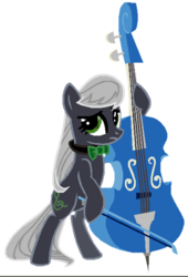 Size: 414x608 | Tagged: safe, artist:eeveevfjthundercat, octavia melody, earth pony, pony, g4, cello, female, inverted, inverted colors, musical instrument, simple background, solo, vector, white background