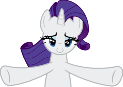 Size: 6000x4259 | Tagged: safe, artist:magister39, rarity, pony, unicorn, canterlot boutique, g4, absurd resolution, bedroom eyes, female, hug, inkscape, mare, offscreen character, pov, rules of rarity, simple background, solo, that was fast, transparent background, vector