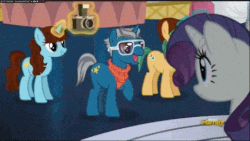 Size: 480x270 | Tagged: safe, screencap, fashion plate, rarity, say cheese, snapshot, canterlot boutique, g4, animated