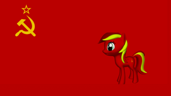 Size: 1920x1080 | Tagged: safe, artist:anonkhan, oc, oc:sovietpony, communism, nation ponies, ponified, socialism, socialist, soviet, soviet union