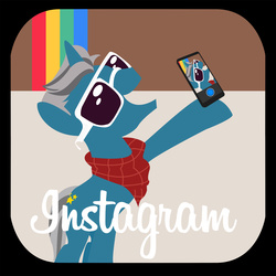 Size: 6050x6050 | Tagged: safe, artist:tappin, fashion plate, canterlot boutique, g4, absurd resolution, app, but first let me take a selfie, clothes, design, hipster, instagram, male, neckerchief, phone, selfie, shirt design, smartphone, solo, sunglasses, t-shirt, teepublic
