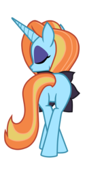 Size: 2000x4000 | Tagged: safe, sassy saddles, pony, canterlot boutique, g4, butt, butt focus, featureless crotch, female, plot, rear view, simple background, solo, transparent background, vector