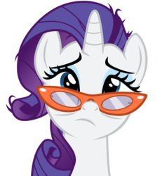Size: 4000x4200 | Tagged: safe, artist:v0jelly, rarity, canterlot boutique, g4, season 5, .svg available, absurd resolution, female, frazzled, glasses, simple background, solo, that was fast, tired, transparent background, vector