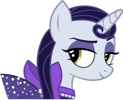 Size: 2058x1675 | Tagged: artist needed, safe, moonlight raven, pony, unicorn, canterlot boutique, g4, bedroom eyes, clothes, dress, female, goth, mare, simple background, solo, transparent background, vector