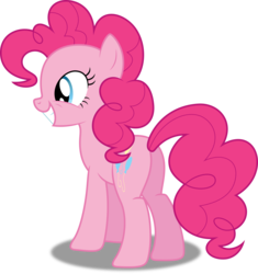 Size: 4697x5000 | Tagged: safe, artist:dashiesparkle, artist:hawk9mm, pinkie pie, g4, trade ya!, .svg available, absurd resolution, female, ponyscape, simple background, solo, transparent background, vector