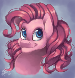 Size: 2187x2270 | Tagged: safe, artist:shinako-tan, pinkie pie, g4, female, high res, paint tool sai, painting, solo, speedpaint