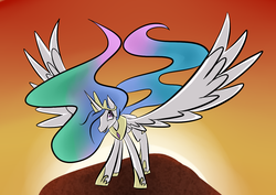 Size: 1200x850 | Tagged: safe, artist:lunar-march, princess celestia, g4, female, solo