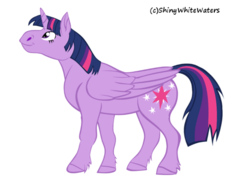 Size: 600x433 | Tagged: safe, artist:sketch-shepherd, twilight sparkle, alicorn, pony, g4, female, mare, realistic, solo, twilight sparkle (alicorn)