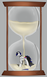 Size: 1174x1920 | Tagged: safe, artist:spirit-beat, oc, oc only, oc:spirit beat, pegasus, pony, hourglass, micro, solo