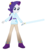 Size: 2802x3000 | Tagged: safe, artist:amante56, rarity, equestria girls, g4, 20th century fox, clothes, crossover, disney, female, high res, jedi, lightsaber, lucasfilm, simple background, smiling, solo, star wars, transparent background