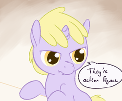 Size: 600x500 | Tagged: safe, artist:a6p, dinky hooves, ask dinky doo, g4, ask, female, filly, scrunchy face, solo, tumblr