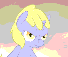 Size: 240x200 | Tagged: safe, artist:a6p, dinky hooves, ask dinky doo, g4, animated, ask, female, filly, scrunch battle, scrunchy face, solo, tumblr, vibrating