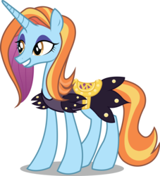 Size: 4152x4566 | Tagged: safe, artist:koolfrood, sassy saddles, canterlot boutique, g4, absurd resolution, concave belly, female, simple background, slender, solo, thin, transparent background, vector