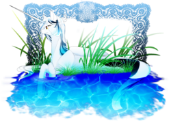 Size: 3508x2480 | Tagged: safe, artist:dormin-dim, lugia, high res, pokémon, ponified, simple background, solo, transparent background, water