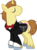 Size: 6000x8105 | Tagged: safe, artist:cooltomorrowkid, con mane, donut joe, pony, unicorn, g4, absurd resolution, male, simple background, solo, stallion, transparent background, vector