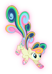 Size: 1280x1808 | Tagged: safe, artist:zekrom-9, bon bon, sweetie drops, earth pony, pony, g4, female, mare, rainbow power, rainbow power-ified, simple background, solo, transparent background