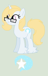 Size: 384x607 | Tagged: safe, artist:sunlightdew, oc, oc only, oc:shinning star, cutie mark, offspring, parent:prince blueblood, parent:trixie, parents:bluetrix, simple background, solo