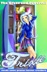 Size: 1650x2550 | Tagged: safe, artist:cariasdaniel, trixie, equestria girls, g4, female, pose, solo, vending machine