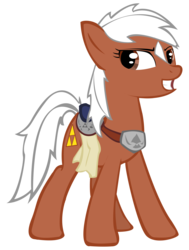 Size: 2500x3300 | Tagged: safe, artist:seyrii, earth pony, pony, g4, epona, epony, female, grin, looking at you, mare, ponified, saddle, show accurate, simple background, smiling, solo, the legend of zelda, transparent background, vector