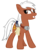 Size: 2500x3300 | Tagged: safe, artist:seyrii, earth pony, pony, g4, epona, epony, female, grin, looking at you, mare, ponified, saddle, show accurate, simple background, smiling, solo, the legend of zelda, transparent background, vector