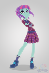 Size: 1024x1511 | Tagged: dead source, safe, artist:owlisun, sunny flare, equestria girls, g4, my little pony equestria girls: friendship games, female, logo, solo, vector