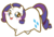 Size: 1200x811 | Tagged: safe, artist:coggler, artist:frog&cog, artist:gopherfrog, rarity, g4, chubbie, cute, female, raribetes, simple background, solo, tongue out, transparent background