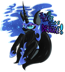 Size: 1800x2000 | Tagged: safe, artist:agentesinrebus, nightmare moon, g4, female, simple background, solo, transparent background