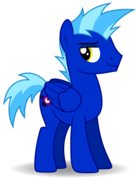 Size: 5477x7162 | Tagged: safe, artist:zekrom-9, oc, oc only, oc:mid'knight, pegasus, pony, absurd resolution, male, simple background, solo, stallion, transparent background, vector