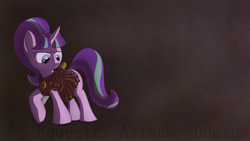 Size: 1920x1080 | Tagged: safe, starlight glimmer, g4, armor, equal cutie mark, female, gladius, scowl, solo, sword