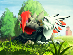 Size: 2000x1500 | Tagged: safe, artist:keepare, oc, oc only, griffon