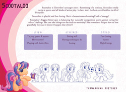 Size: 1240x912 | Tagged: safe, scootaloo (g3), g3, g3.5, reference sheet, text