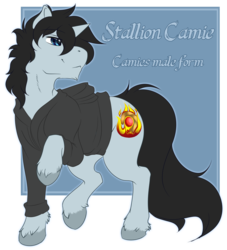 Size: 1242x1369 | Tagged: safe, artist:camychan, oc, oc only, oc:camie, pony, unicorn, rule 63, simple background, solo, transparent background