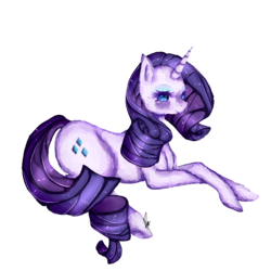 Size: 1500x1500 | Tagged: safe, artist:xkittyblue, rarity, g4, female, simple background, solo, transparent background