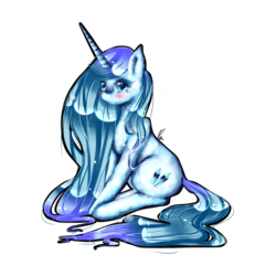 Size: 3000x3000 | Tagged: safe, artist:xkittyblue, oc, oc only, oc:icy crystal, high res, simple background, solo, transparent background