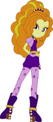 Size: 6000x13694 | Tagged: safe, artist:serenawyr, adagio dazzle, equestria girls, g4, my little pony equestria girls: rainbow rocks, .svg available, absurd resolution, amulet, boots, clothes, female, hand on hip, high heels, looking back, necklace, shoes, simple background, solo, spikes, transparent background, vector