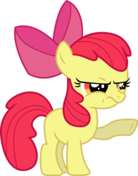 Size: 3926x5000 | Tagged: safe, artist:the-crusius, apple bloom, g4, .ai available, female, simple background, solo, transparent background, vector