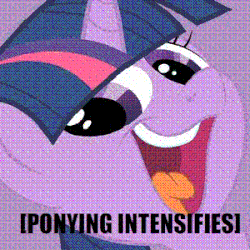 Size: 300x300 | Tagged: safe, artist:pikachux1000, twilight sparkle, g4, animated, female, meme, smeel, solo, x intensifies