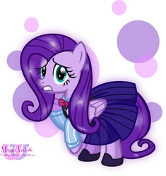 Size: 2496x2652 | Tagged: safe, artist:meganlovesangrybirds, fluttershy, pegasus, pony, g4, clothes, disney, dress, fear (inside out), female, high res, inside out, looking at you, mare, pixar, ponified, scared, simple background, solo