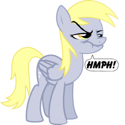 Size: 1350x1350 | Tagged: safe, derpy hooves, pegasus, pony, g4, angry, derpy hooves is not amused, female, mare, scrunchy face, solo