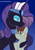 Size: 600x855 | Tagged: dead source, safe, artist:sketch-shepherd, nightmare rarity, rarity, oc, alicorn, pony, g4, duo, nicemare rarity, pet the dog