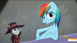 Size: 1920x1080 | Tagged: safe, screencap, rainbow dash, rarity, g4, rarity investigates, skype