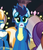 Size: 236x274 | Tagged: safe, screencap, fire streak, lightning streak, rarity, soarin', pegasus, pony, g4, my little pony: friendship is magic, rarity investigates, clothes, cropped, cute, male, soarinbetes, solo focus, stallion, uniform, wonderbolts uniform