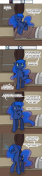 Size: 1000x4170 | Tagged: safe, artist:theparagon, princess luna, hunted luna, g4, colored pupils, comic, female, offscreen character, pov, solo, tumblr