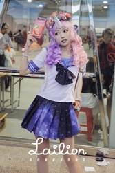 Size: 1365x2048 | Tagged: safe, sweetie belle, human, g4, clothes, cosplay, costume, irl, irl human, photo, skirt